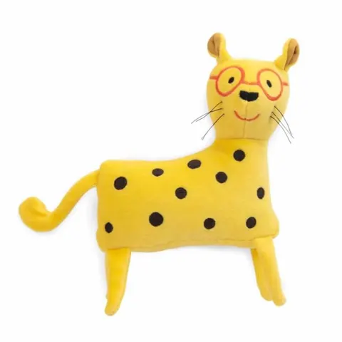 Maskotka - grzechotka Lampart LES TOUPITIS / Moulin Roty