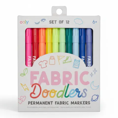 Flamastry do Tkanin, Fabric Doodlers / Ooly