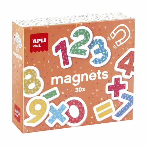 Magnesy drewniane - Cyfry / Apli Kids
