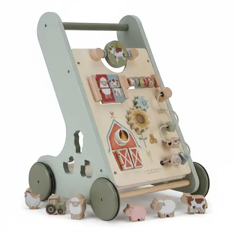 Drewniany chodzik edukacyjny Little Farm / Little Dutch