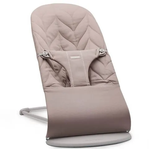 BABYBJORN - leżaczek BLISS WOVEN, Petal Quilt, Sand Grey