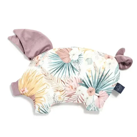 Płaska podusia Sleepy Pig - BOHO PALMS LIGHT / La Millou