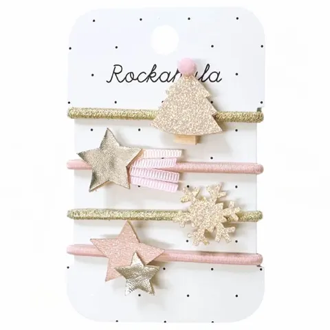 Gumki do włosów Frosted Shimmer Xmas Tree / Rockahula