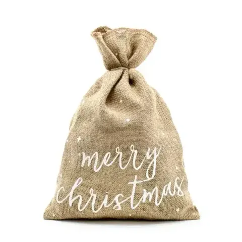 Worek jutowy Merry Christmas / PartyDeco
