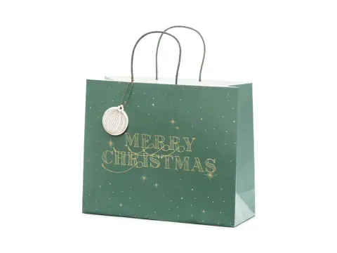 Torebka na prezenty Merry Christmas / PartyDeco