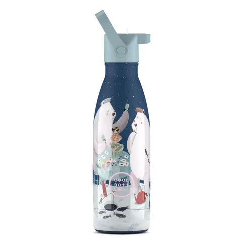 Butelka termiczna Kids Triple cool - Polar Bears, 350 ml / Cool Bottles