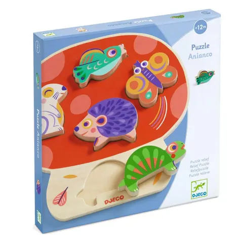 Drewniane puzzle ANIANCO / Djeco