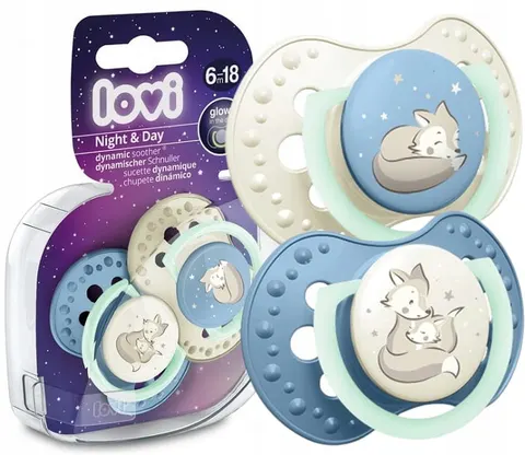 Smoczki Night&Day Blue 2szt. / Lovi