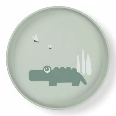 Talerzyk okrągły Foodie Croco Green, Done By Deer