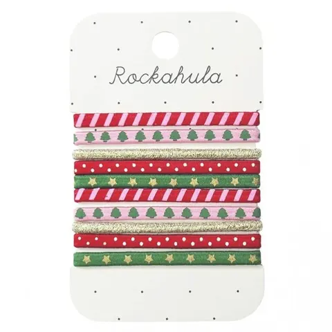 10 gumek do włosów Jolly Xmas Elastic / Rockahula Kids