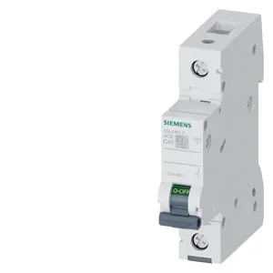 Wyłącznik nadprądowy 1P C40 6kA 400V; 5SL6140-7, SIEMENS