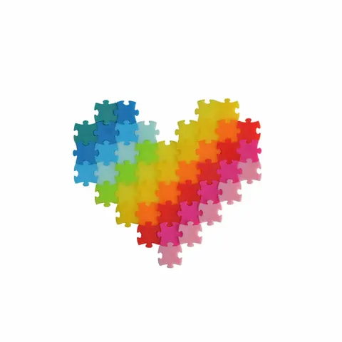 Puzzelki Pixelki Jixelz Serduszko / Fat Brain Toys