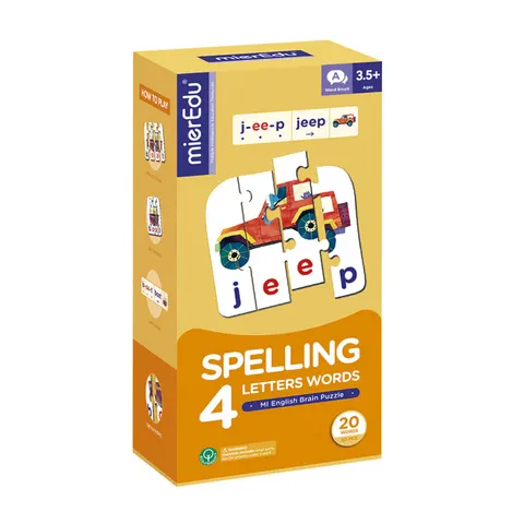Gra edukacyjna - Literowanie, poziom 4 / mierEdu