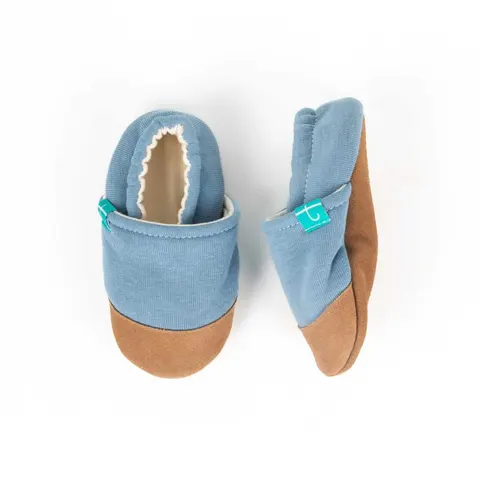 Kapcie do domu, żłobka, przedszkola - Sky Blue / TITOT