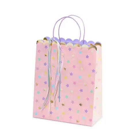 Torebki na prezenty Gwiazdki, 26x32x13cm / PartyDeco
