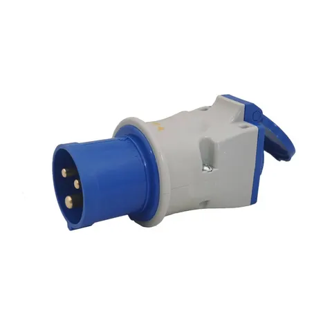 Adapter wtyczka 16A 3P + gniazdo 16A 3P 250V IP44; 604 TAREL