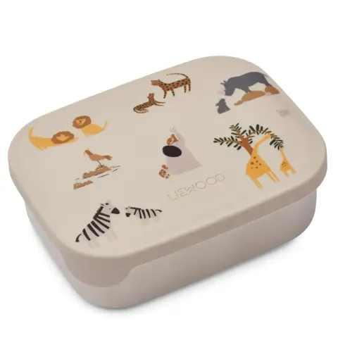 Lunchbox z przegródkami Arthur - All together, sandy / Liewood