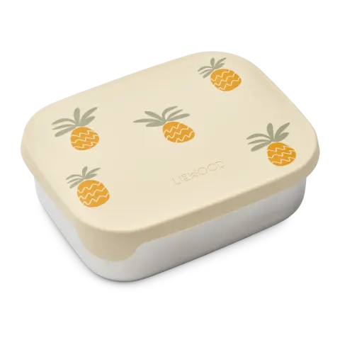 Lunchbox z przegródkami Arthur - Pineapples, cloud cream / Liewood