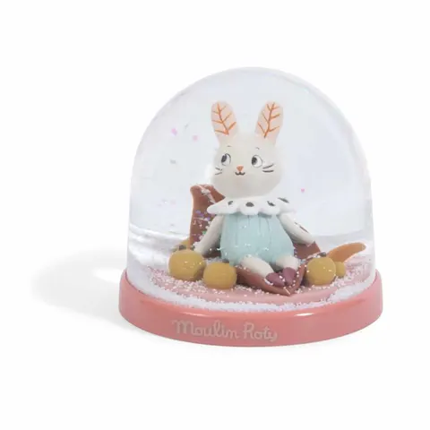 Kula śnieżna z króliczkiem 9x8 cm / Moulin Roty