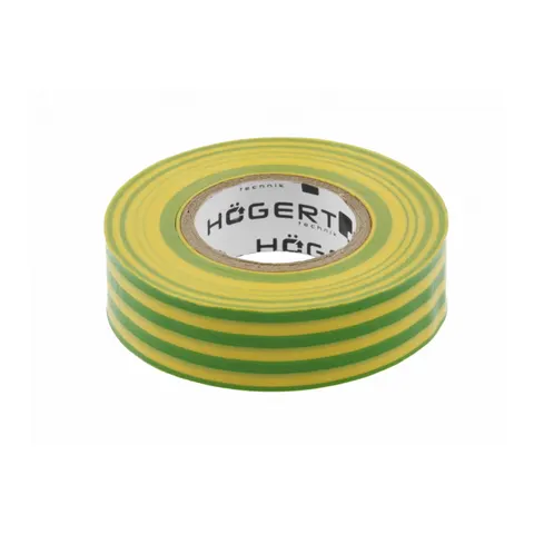 Tasma izolacyjna PVC, żółto-zielona; HT1P286, HOGERT