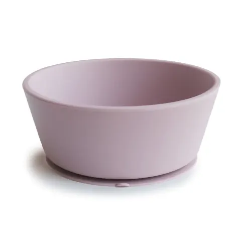 Miseczka silikonowa z przyssawką - Soft Lilac / Mushie