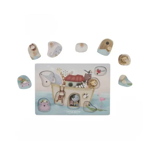 Puzzle dźwiękowe Arka Noego FSC / Little Dutch