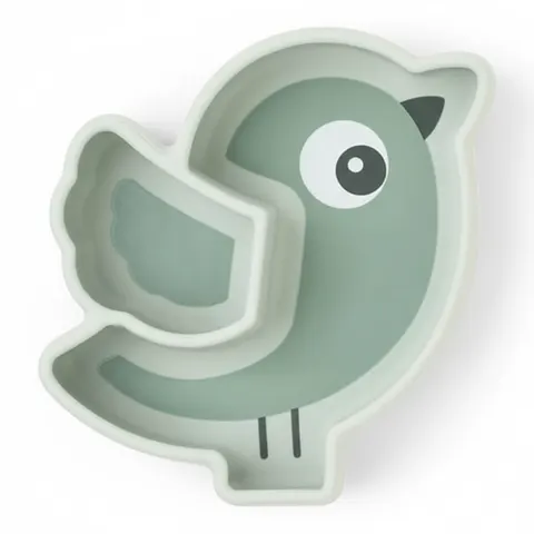 Talerzyk na przekąski z przyssawką Birdee Green, Done By Deer