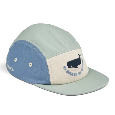 Czapka z daszkiem Rory - Ice blue mix / Liewood