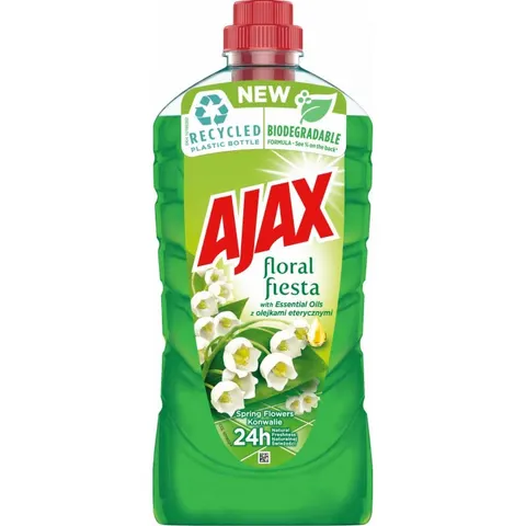 AJAX FLORAL FIESTA Płyn uniwersalny do mycia podłóg, KONWALIA ,1 l
