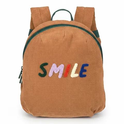 Plecak mini sztruks, Little Gang - caramel / Lassig