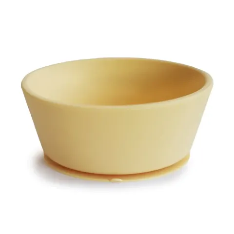 Miseczka silikonowa z przyssawką - Pale Daffodil / Mushie