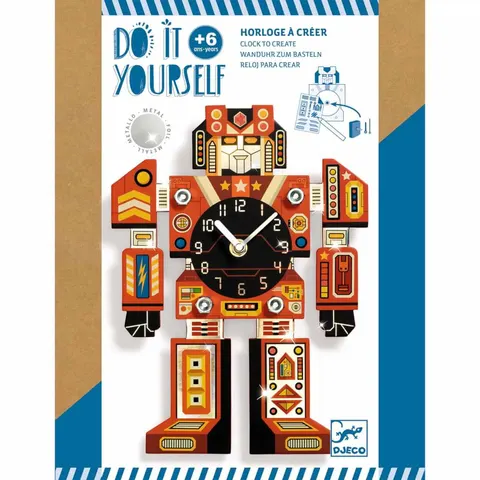 Zrób to sam - ZEGAR ROBOT 6+ / Djeco