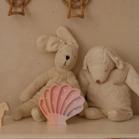 Lampa Little Lights Seashell - Mermaids Pink / Little Lights