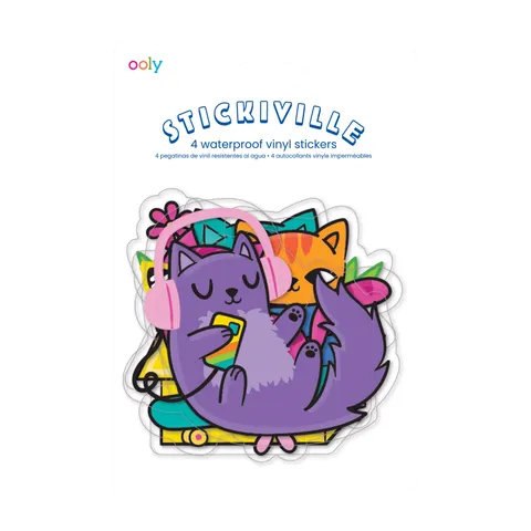 Naklejki Wodoodporne Stickiville - Kotki Głupotki / Ooly
