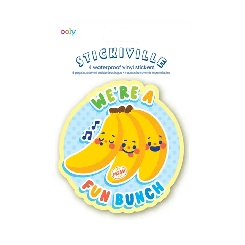 Naklejki Wodoodporne Stickiville - Owocowi Przyjaciele / Ooly