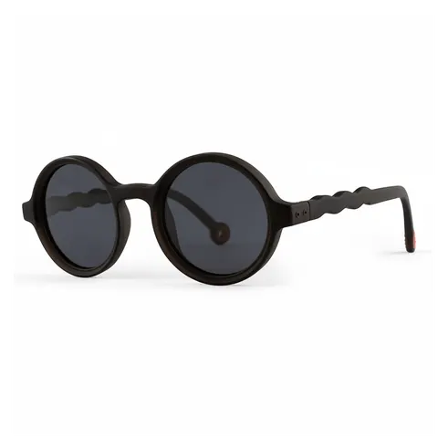 Okulary Round Squid Black Polarized 5-10 / Olivio & Co