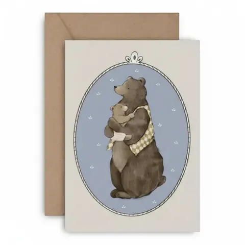 Kartka dla taty – Daddy Bear / Mommy Planner