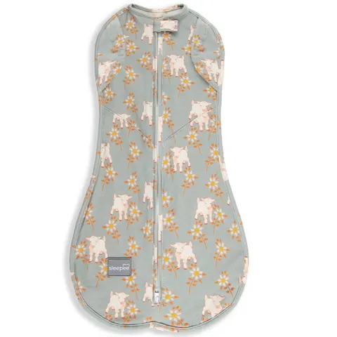 Otulacz SECOND STEP Vintage Animals Sky Blue / Sleepee