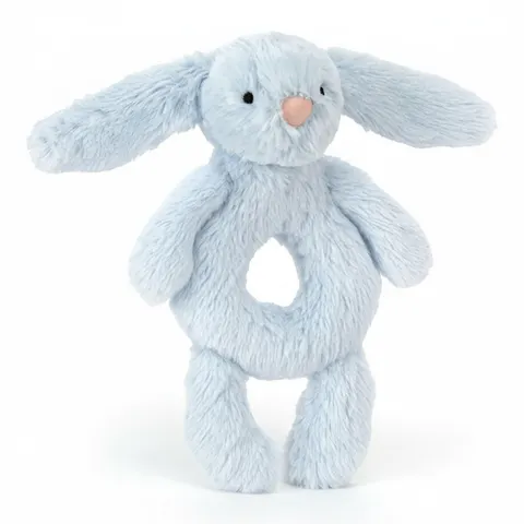 Króliczek grzechotka 18 cm - niebieski / Jellycat