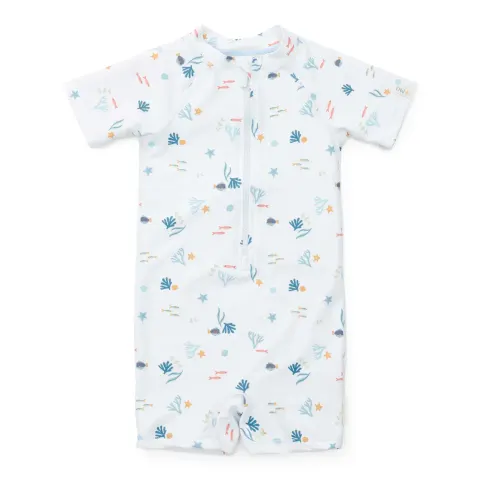 Swimsuit z rękawami Ocean Treasures / Little Dutch