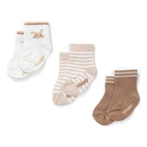 Skarpetki Baby Bunny 3-pak, 62-74 / Little Dutch