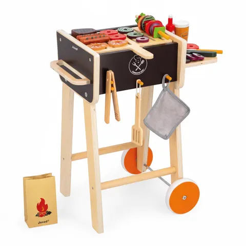 Janod Grill drewniany z akcesoriami 3+