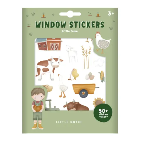 Naklejki na okno Little Farm / Little Dutch