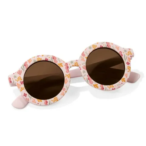 Okulary okrągłe Ocean Dreams Pink 2+ / Little Dutch