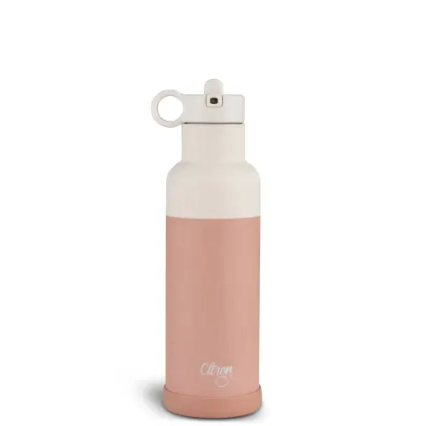 Butelka termiczna ze stali nierdzewnej 500ml - Blush Pink / Citron