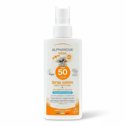 Przeciwsłoneczny spray o wysokim filtrze SPF 50 SUN, 125ml / Alphanova Bebe