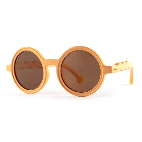 Okulary Round Grapefruit Pink Polarized 0-3 / Olivio & Co
