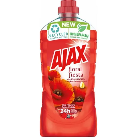 AJAX FLORAL FIESTA Płyn uniwersalny do mycia podłóg, POLNE KWIATY, 1 l