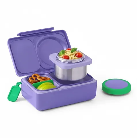 OMIEBOX UP lunch box z termosem, Galaxy Purple / OMIE