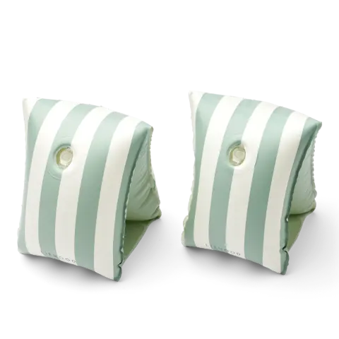 Dmuchane rękawki do pływania Shirley: Stripe Peppermint, Creme de la creme / Liewood